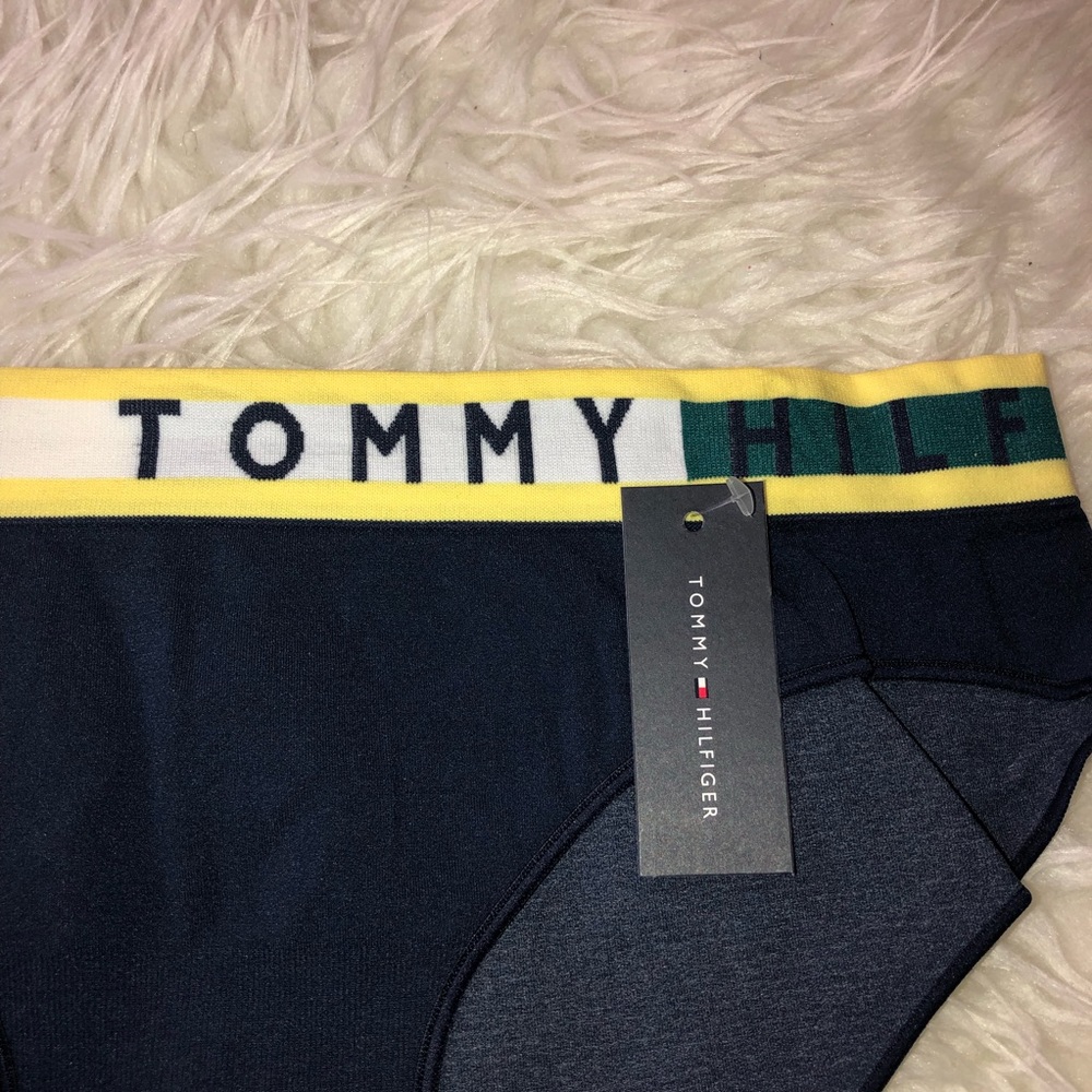 NWT TOMMY HILFIGER Navy Surf the Web Hipster Panty - Picture 2 of 4